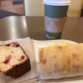 Panera Bread - Chipotle Chicken Breakfast Sammy, Cranberry Orange Loaf and Almond Latte. $19 on the nose - Sandwiches Near Me - Englewood, Colorado Panera Bread - Chipotle Chicken Breakfast Sammy, Cranberry Orange Loaf and Almond Latte. $19 on the nose - Sandwiches Near Me - Englewood, Colorado