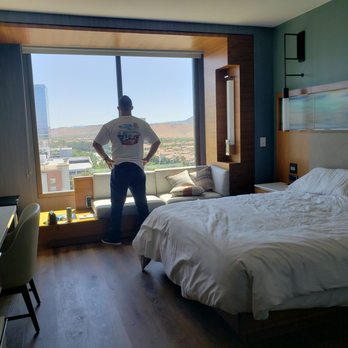 Marriott Irvine Spectrum - My bf taking one last glimpse before we left. - Hotels Near Me - Irvine, California