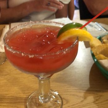 Playa Chac Mool - Strawberry margarita - Mexican Near Me - St. Augustine, Florida