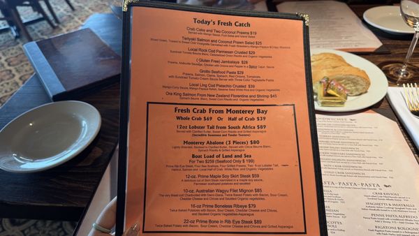 Menu photo 3 Old Fisherman's Grotto Monterey, CA Menu photo 3 Old Fisherman's Grotto Monterey, CA