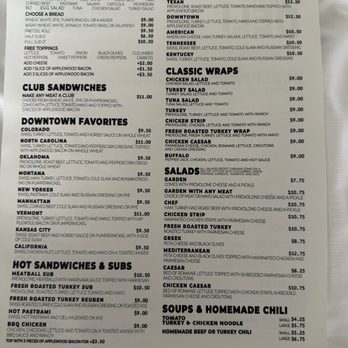 Downtown Deli & Eatery - Menu - Delis Near Me - Harrisburg, Pennsylvania Downtown Deli & Eatery - Menu - Delis Near Me - Harrisburg, Pennsylvania