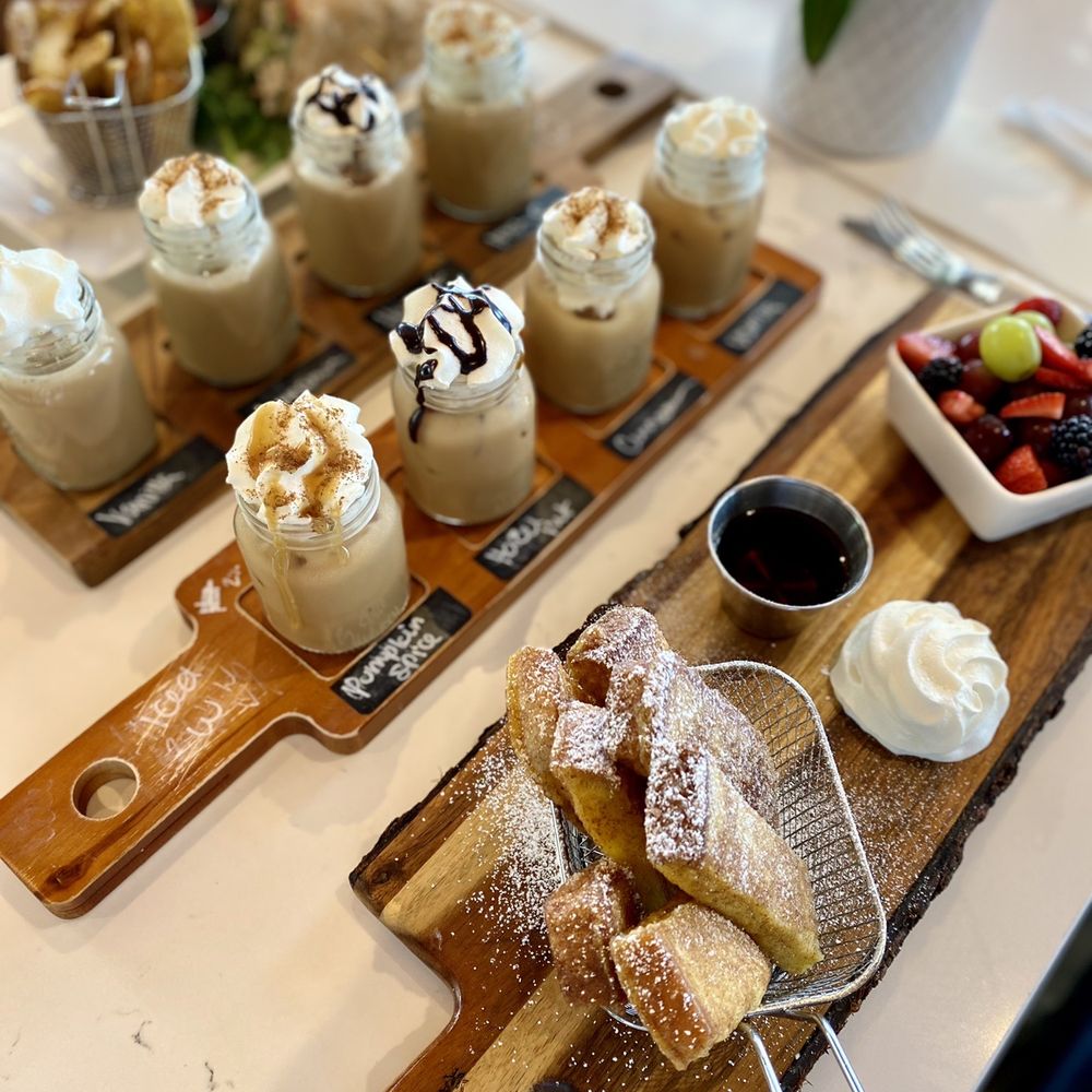 French toast board + latte flights! French toast board + latte flights!