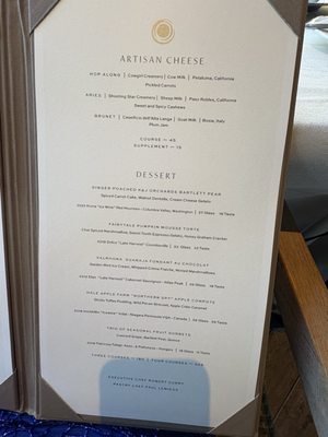 Menu photo 1 Auberge du Soleil Rutherford, CA Menu photo 1 Auberge du Soleil Rutherford, CA