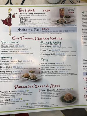 Menu photo 1 Chicken Salad Chick Greenville, SC