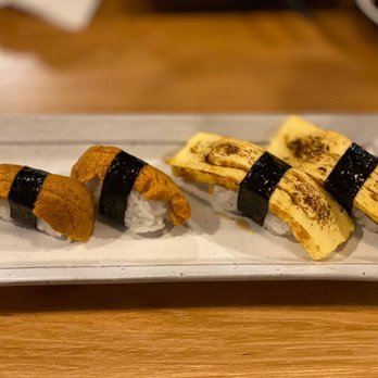 Takara Sushi - Uni Nigiri and Tamago Nigiri - Sushi Bars Near Me - Burnaby, British Columbia Takara Sushi - Uni Nigiri and Tamago Nigiri - Sushi Bars Near Me - Burnaby, British Columbia