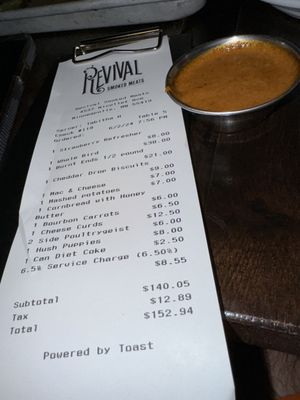 Menu photo 1 Revival Minneapolis, MN