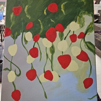 Purple Easel - Red - Paint & Sip Near Me - Ontario, California Purple Easel - Red - Paint & Sip Near Me - Ontario, California