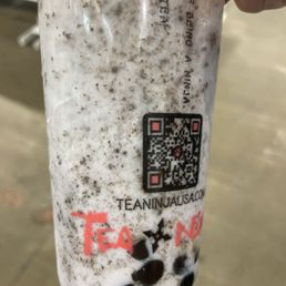 Purple Oreo Slush with no flavor. It's like she didn't like us.