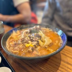 YunShang Rice Noodle - Aurora - Tomato Rice Noodle Soup with Beef Slices and Enoki Mushroom