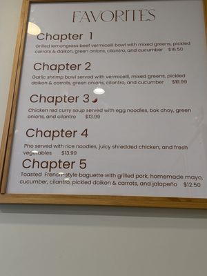Menu photo 1 A Noodle Story Temecula, CA