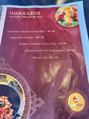 Menu photo 4 Hakkalicious Niagara Niagara Falls, ON