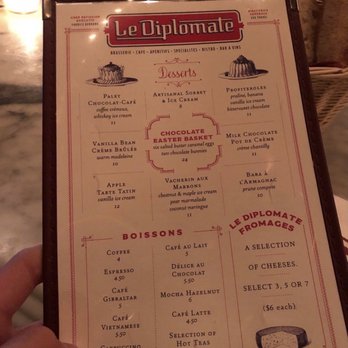 Le Diplomate - Dessert Menu - Brasseries Near Me - Washington, DC, District of Columbia Le Diplomate - Dessert Menu - Brasseries Near Me - Washington, DC, District of Columbia
