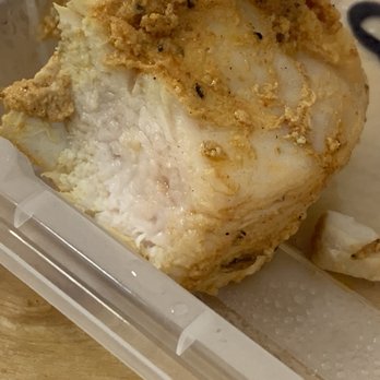 Kabab Twist - My raw chicken you can see the pink in the middle, no way was this cooked all the way - Mediterranean Near Me - Kingsburg, California Kabab Twist - My raw chicken you can see the pink in the middle, no way was this cooked all the way - Mediterranean Near Me - Kingsburg, California