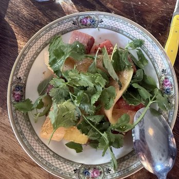 Chubby Fish - Summer melon with pork belly - Seafood Near Me - Charleston, South Carolina