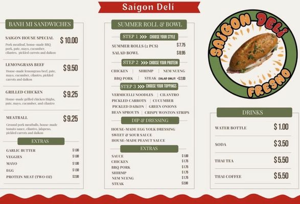 Menu photo 3 Saigon Grocery & Deli Fresno, CA Menu photo 3 Saigon Grocery & Deli Fresno, CA