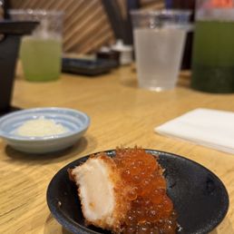 Scallop Katsu with Ikura