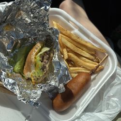 Cook Out - Big Double Hamburger meal