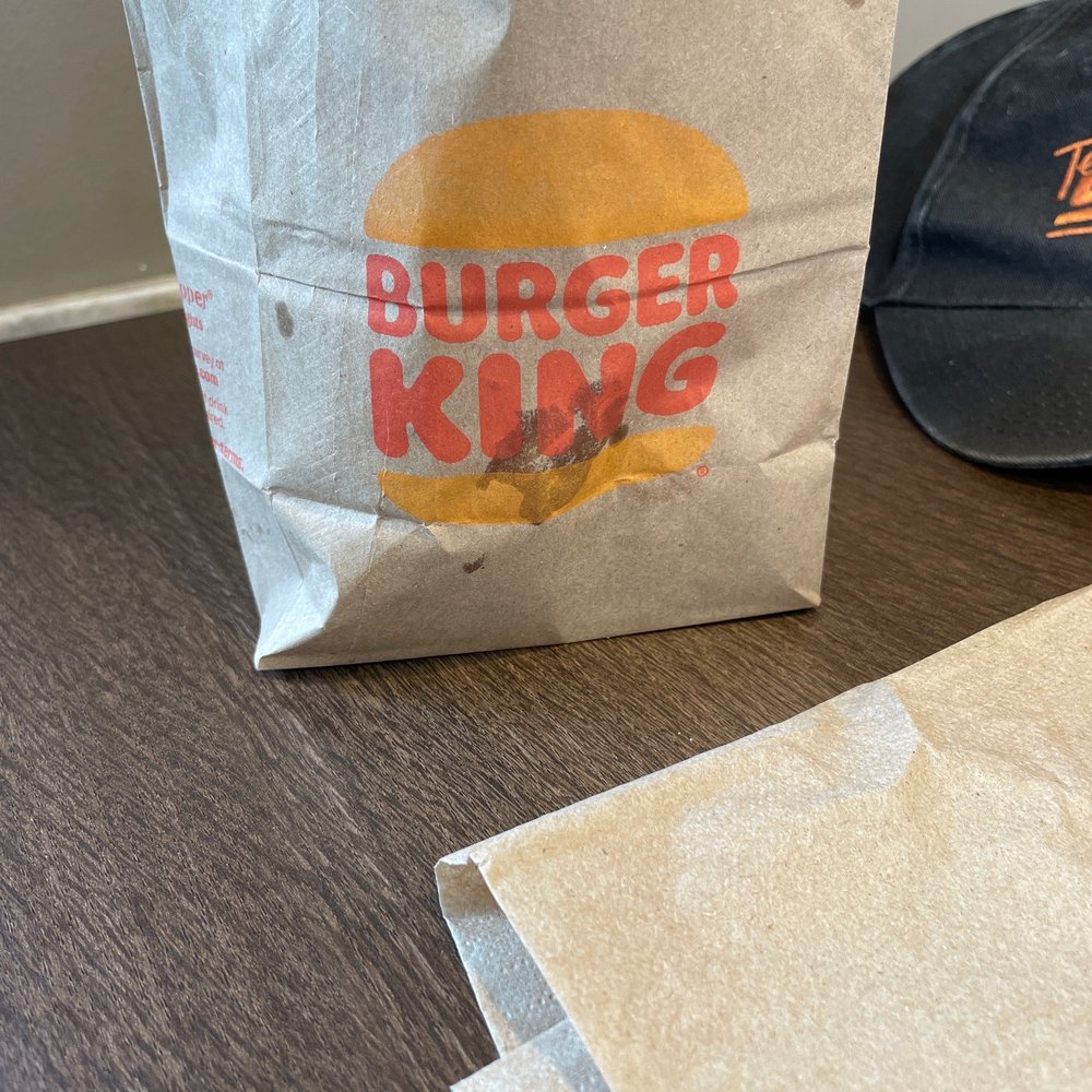 Burger King - Empty bag. - Burgers Near Me - White Hall, Arkansas Burger King - Empty bag. - Burgers Near Me - White Hall, Arkansas