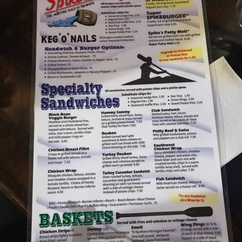 Spikes Keg O Nails - This place rocks!!!!! - American Near Me - Grayling, Michigan Spikes Keg O Nails - This place rocks!!!!! - American Near Me - Grayling, Michigan