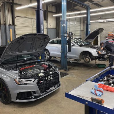 Our Quality Promise - We're committed to providing a stress-free experience to both new and returning customers. We specialize in Volkswagen and Audi repair. We also service most all European, Import, and Domestic brands as well.
