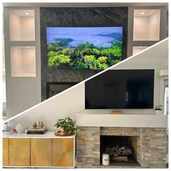 Nor Cal Accent Walls - Before and after - Interior Design Near Me