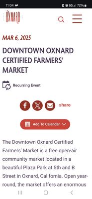 Downtown Oxnard Farmers Market by null