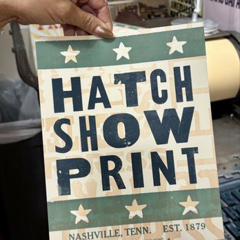 Hatch Show Print - Th poster we made on the excellent tour. - Printing Services Near Me - Nashville, Tennessee Hatch Show Print - Th poster we made on the excellent tour. - Printing Services Near Me - Nashville, Tennessee