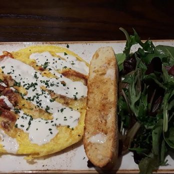 First Watch - Eggs with salmon, tomatoes, side salad, portion of toasted bread - Breakfast & Brunch Near Me - Bloomingdale, Illinois