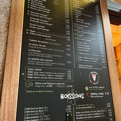 Crêperie Barapom La Baule - Menu