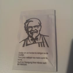 KFC - Hand cleaning!!