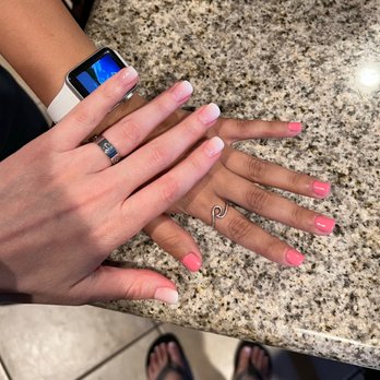 Double OO Nails & Spa - Freshly done for myself and my MOH. - Nail Salons Near Me - Corona, California Double OO Nails & Spa - Freshly done for myself and my MOH. - Nail Salons Near Me - Corona, California