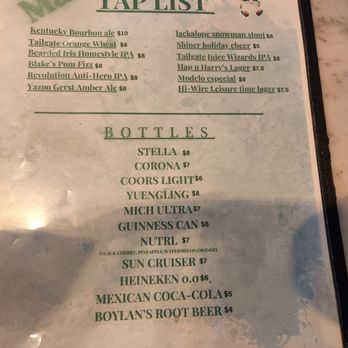 Burger Up - Franklin - Drink menu - Burgers Near Me - Franklin, Tennessee