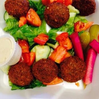 Mijana - Falafel salad - Mediterranean Near Me - Tempe, Arizona Mijana - Falafel salad - Mediterranean Near Me - Tempe, Arizona