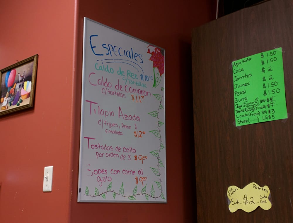 Food from Taqueria Madrigal