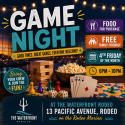 The Waterfront Rodeo - Game Night 4th Friday of the month