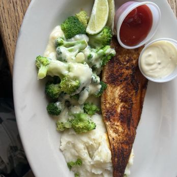 Dirty Al's - Blackened black drum - Seafood Near Me - South Padre Island, Texas