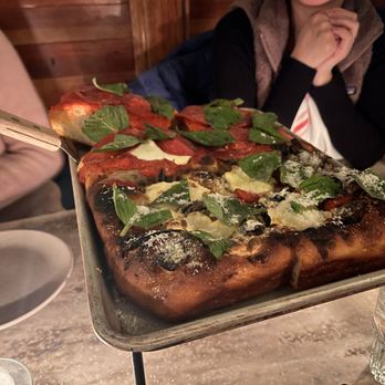 Tonino - Pepperoni and hot honey pizza Eggplant pizza - Italian Near Me - Jamaica Plain, Massachusetts Tonino - Pepperoni and hot honey pizza Eggplant pizza - Italian Near Me - Jamaica Plain, Massachusetts