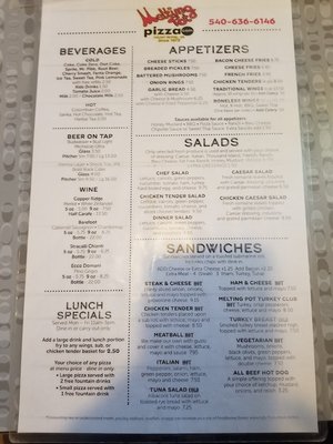 Menu photo 4 Melting Pot Pizza Front Royal, VA