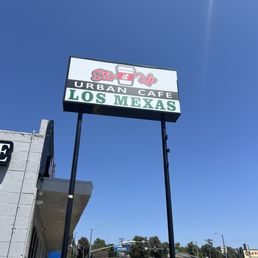 It's right next to Los Mexas