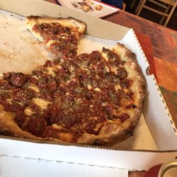 Capo's Pizza II - This is the medium (12 inch) sausage deep dish heaven pie.