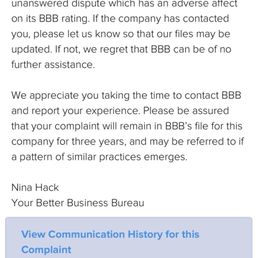 This dentistry did not even respond to the better business bureau when I reported them! They are ignoring any actions or legal requests!