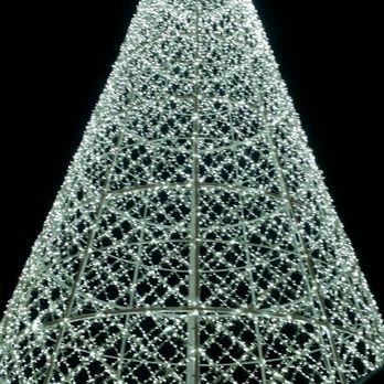 Enchant - a lighted christmas tree in the dark - Festivals Near Me - Vancouver, British Columbia