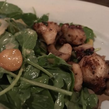 Flying Pig Pub & Kitchen - Salad with octopus and roasted macadamia - Pubs Near Me - Oceanside, California