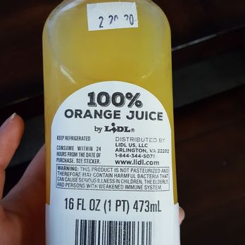 Lidl - fresh squeezed oj - Grocery Near Me - Arlington, Virginia