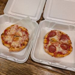 Frank & John From Italy - Cute and delicious little personal pizzas for the RI Food Fights event.