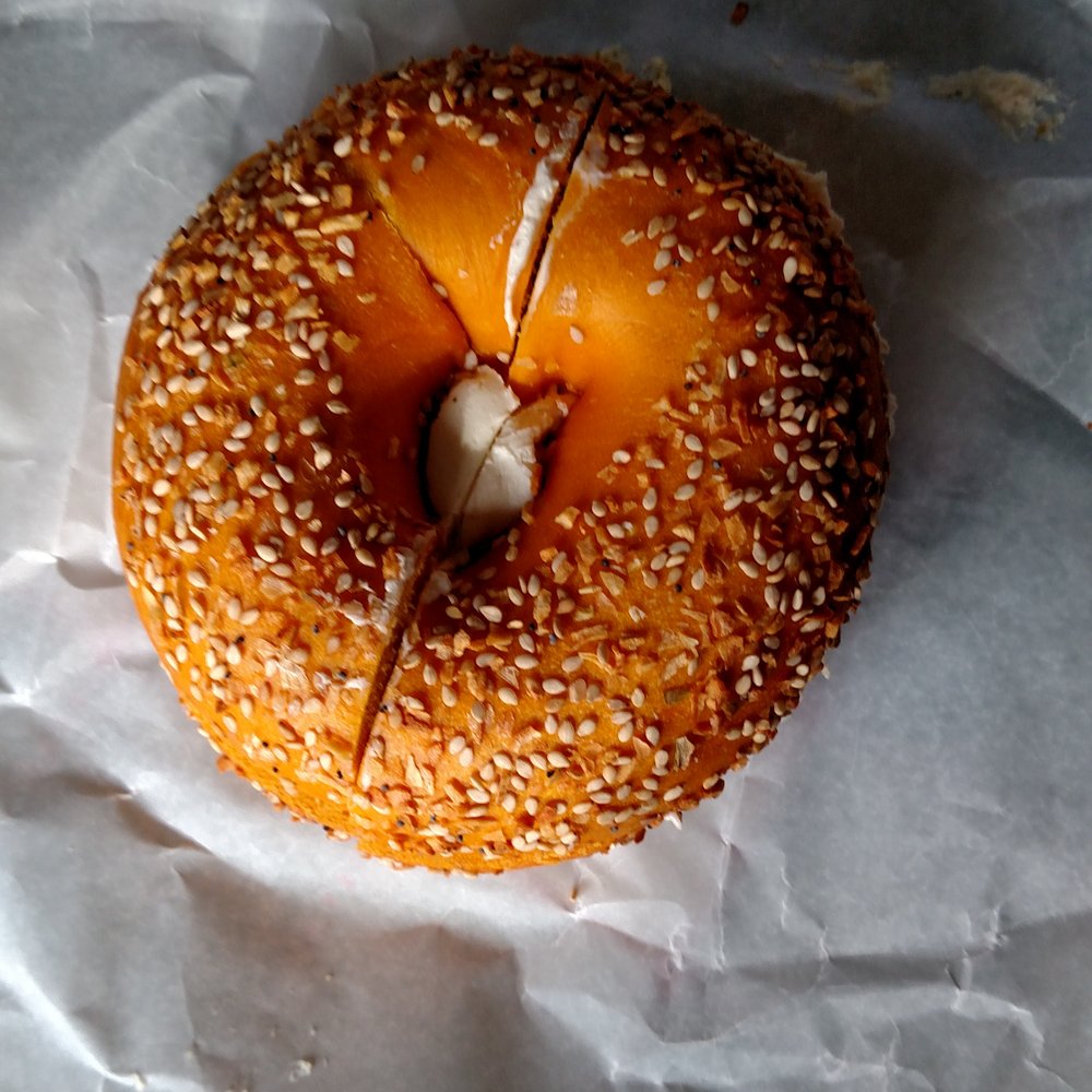 Bagel Express - Egg everything with vegetable cream cheese - Bagels Near Me - East Setauket, New York Bagel Express - Egg everything with vegetable cream cheese - Bagels Near Me - East Setauket, New York