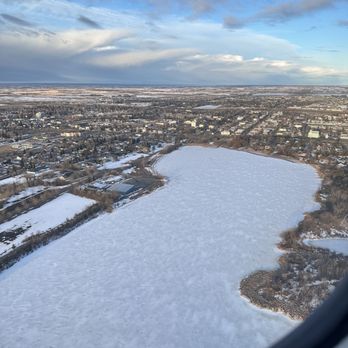 WestJet - lake is still frozen - Airlines Near Me - Edmonton, Alberta WestJet - lake is still frozen - Airlines Near Me - Edmonton, Alberta