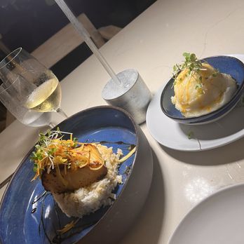 Sea Salt - Chilean sea bass and goat cheese mashed potatoes - New American Near Me - Anna's Retreat, Virgin Islands Sea Salt - Chilean sea bass and goat cheese mashed potatoes - New American Near Me - Anna's Retreat, Virgin Islands