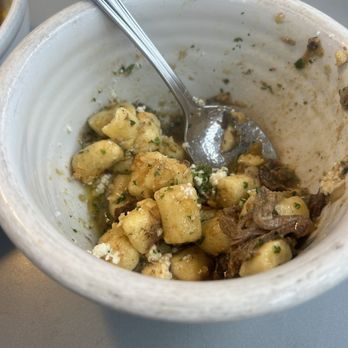 The Royal - Masa gnocchi (after a few bites) - Coffee & Tea Near Me - Washington, DC, District of Columbia