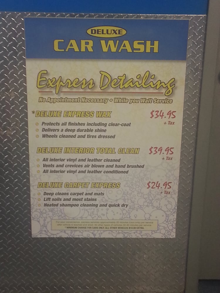 DELUXE CAR WASH & EXPRESS LUBE CENTER 12 Reviews Yelp